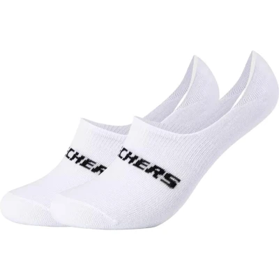 Afbeelding van Skechers 2PPK Mesh Ventilation Footies Socks SK44008 1000, Unisex, Wit, Sokken, maat: 35 38