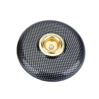 Afbeelding van Cello Matte anti slip eindpin houder met metalen oog instrument accessoires (zwart)