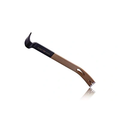 Afbeelding van Spec Ops Gereedschap 15 inch Flat Pry Bar Crowbar, gebogen tuimelkop, Teardrop Nail Puller, Koolstofstaal