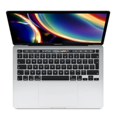 Afbeelding van 2020 Apple MacBook Pro with 2.3GHz Intel Core i7 (13 inch, 32GB RAM, 512GB SSD Storage) (QWERTY English) Zilver (Refurbished)
