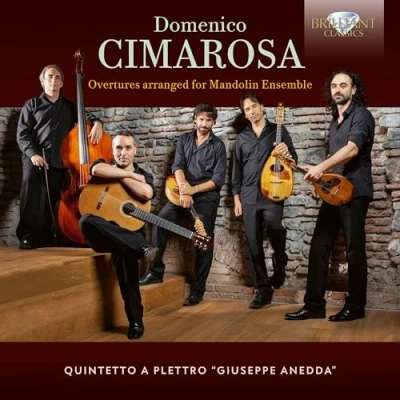 Afbeelding van Quintetto A Plettro &quot;Giuseppe Anedda&quot; Cimarosa: Overtures Arranged For Mandolin Ensemble (CD)