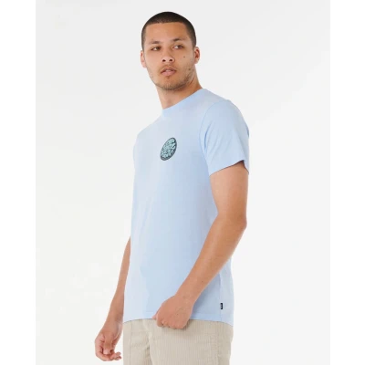 Afbeelding van Rip Curl Wettie Passage Icon Tee Blue Wind