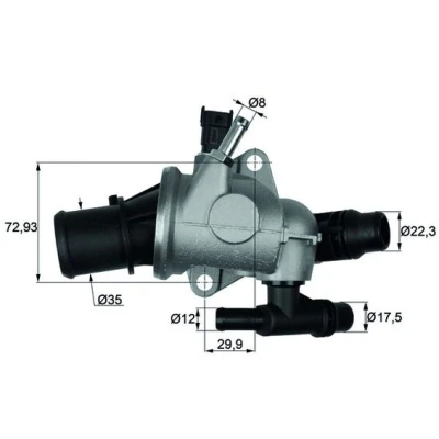 Afbeelding van Thermostaat, koelvloeistof MAHLE TI 152 88