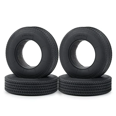 Afbeelding van AXspeed 1/14 RC Banden, 4 stks 22mm Wielbanden voor Tamiya Trailer Tractor Auto