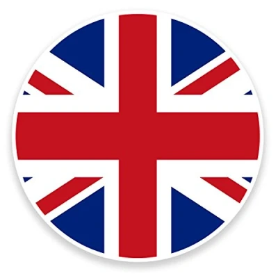 Afbeelding van 2 x 10 cm Union Jack UK Britse vlag vinyl sticker laptop auto bagage # 9067 (10 breed hoog)
