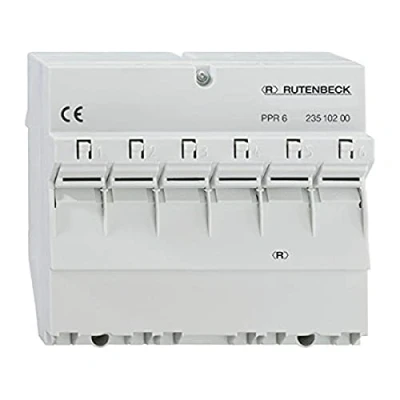 Afbeelding van Rutenbeck 23810200 aansluitbay Aansluitblokken (Gigabit Ethernet, RJ 45, grijs, 5 45 C, 108 mm, 56 mm)