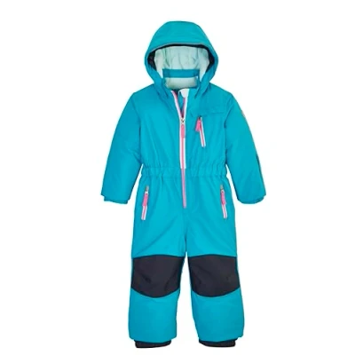 Afbeelding van first instinct by killtec Kind Ski overall/snowsuit met capuchon FISW 36 MNS ONPC, dunkelmint, 86/92, 42257 000