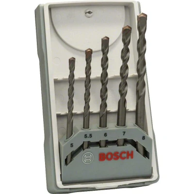 Afbeelding van Carbide Beton spiraalboren set 5 delig Bosch Accessories CYL 3 2607017081 Cilinderschacht 1 set(s)