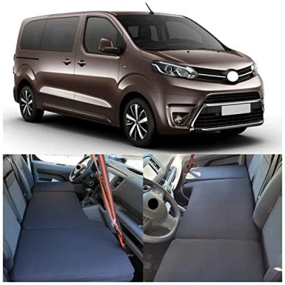 Afbeelding van BREMER SITZBEZÜGE camper bed, kinderbed, cabinebed, compatibel met Peugeot Expert 3 Traveller 2016, camperaccessoires, accessoires,