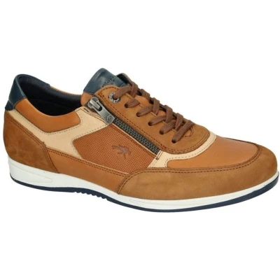Afbeelding van Fluchos Heren cognac/caramel sneakers maat 43