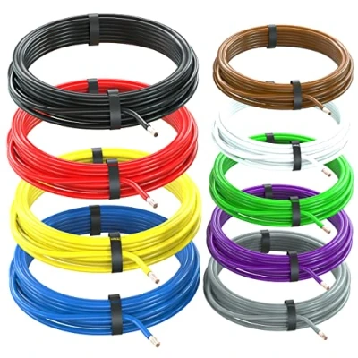 Afbeelding van AUPROTEC AU FLRYB 150S305 voertuigkabel 1,50 mm² set van 9 kleuren à 5m FLRY B als ring,5m Meter,Zwart