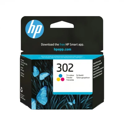 Afbeelding van HP 302 (F6U65AE) Inktcartridge 3 kleuren