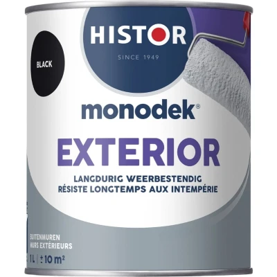 Afbeelding van histor monodek exterior zwart 1 ltr