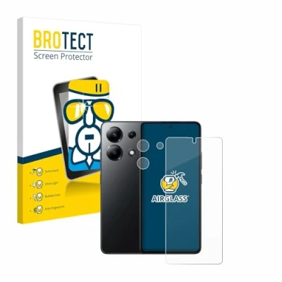 Afbeelding van BROTECT Screenprotector voor Xiaomi Redmi Note 13 4G (Voor+Camera) Folie Beschermfolie Beschermglas transparant