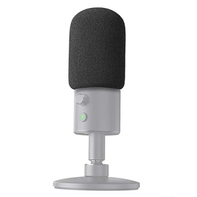 Afbeelding van YOUSHARES Razer Seiren X Microfoon Cover Foam Pop Filter Voorruit Aangepast voor Streaming om ruis te verminderen