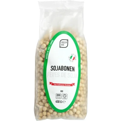 Afbeelding van Greenage Sojabonen bio 450 g