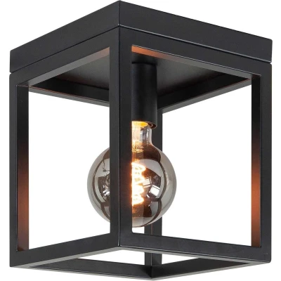 Afbeelding van Highlight plafondlamp Fragola E27 Zwart