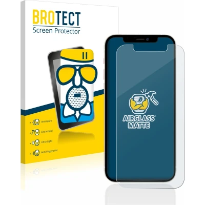Afbeelding van BROTECT Screenprotector voor Apple iPhone 12 / Pro Folie Beschermfolie Beschermglas matte