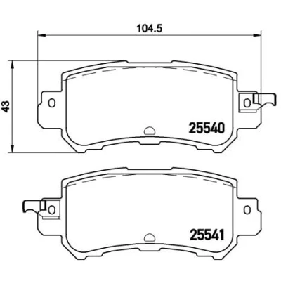 Afbeelding van Brembo Remblokset P 49 047X
