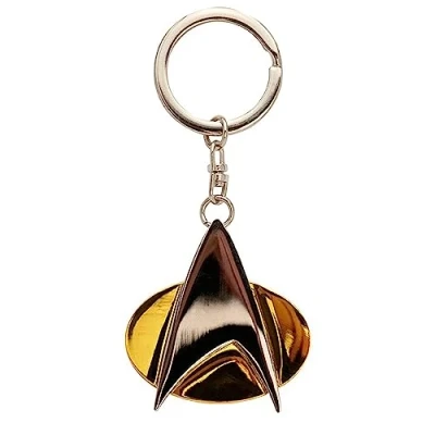 Afbeelding van Star Trek Communicator Badge 3D Metalen Sleutelhanger