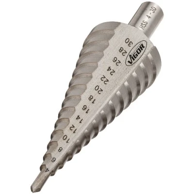 Afbeelding van Vigor V2396 HSS Getrapte boor 4 30 mm Gezamenlijke lengte 100 Cilinderschacht 1 stuk(s)