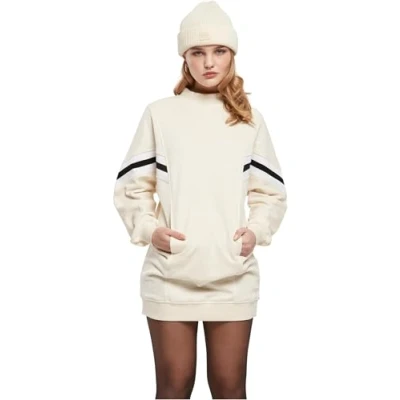 Afbeelding van Urban Classics Oversized College Jurk, Dames, Maat: XS, Whitesand