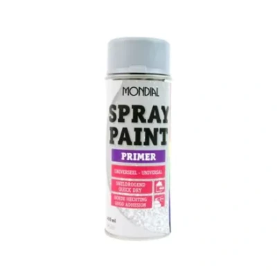 Afbeelding van Mondial Spray paint primer grijs 400ml