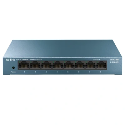 Afbeelding van Tp link LS108G network switch unmanaged gigabit ethernet (10/100/1000) bleu