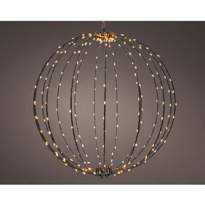 Afbeelding van Lumineo Frame light micro LED buiten dia. 38 cm zwart/klassiek warm