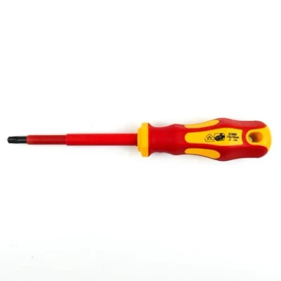 Afbeelding van INGDAUM® VDE torx schroevendraaier voor schroeven T8, T9, T10, T15, T20, T25, T30 en T40, afzonderlijk als set, geïsoleerd tegen 1000 V (T30)