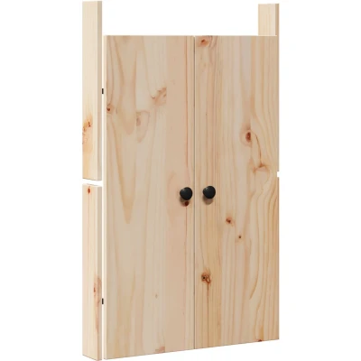 Afbeelding van vidaXL Buitenkeuken Deuren 50x9x82 cm Massief Grenenhout