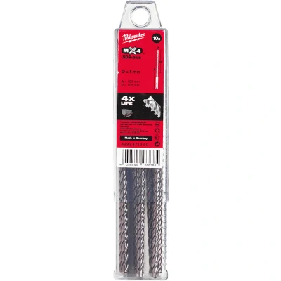 Afbeelding van Sds Plus Hamerboor Mx4 5 X 165 Mm (10 Stuks)