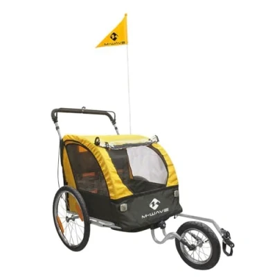 Afbeelding van M Wave Fietskar Carry All 3 in 1 20 Inch Unisex Geel