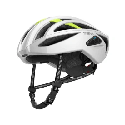 Afbeelding van Sena R2 EVO Smart Cycling helm mat wit maat M