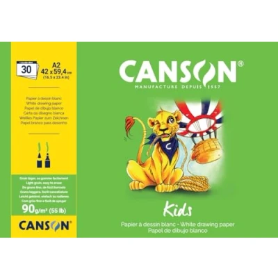 Afbeelding van Canson 400015582 Hobby, tekenpapier, A2, wit