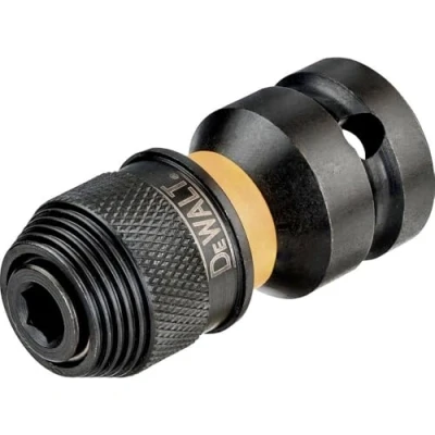 Afbeelding van DEWALT Adapter slagschroevendraaier 1/2 naar 1/4, geel/zwart, 5,1 cm