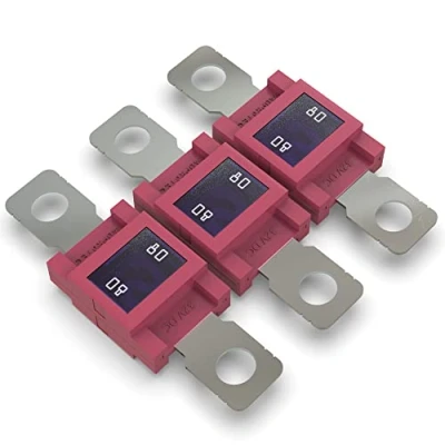 Afbeelding van Auprotec Mega Krachtstroomzekering, schroefzekering, 80 A 500 A, rood, 3 stuks