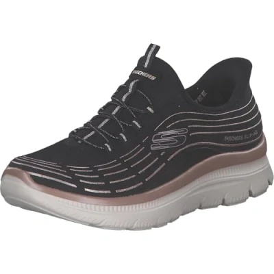 Afbeelding van Skechers Dames Summits Plus Sneaker, Zwart, 3 UK, 36 EU