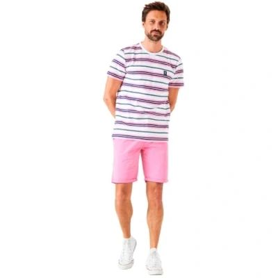 Afbeelding van GARCIA Tshirt Gestreept Rose/dessin XXL