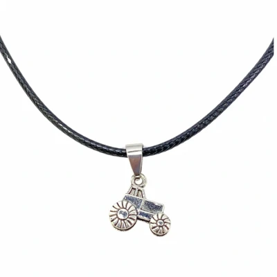 Afbeelding van Ketting Tractor zilverkleur Charme Bijoux