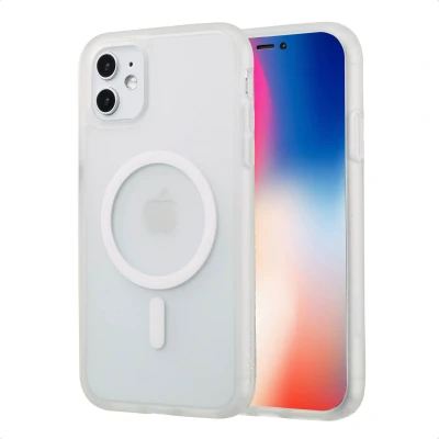 Afbeelding van Apple iPhone 11 MagSafe Hoesje Kunststof imoshion Hardcase/Backcover Wit Telefoonhoesje