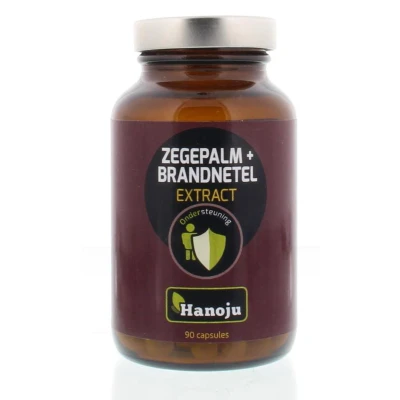 Afbeelding van Hanoju Zegepalm &amp; Brandnetel Extract, 90 capsules