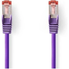 Afbeelding van Netwerkkabel Cat6 S/FTP 1.5 meter (100% koper, LSZH, Paars)