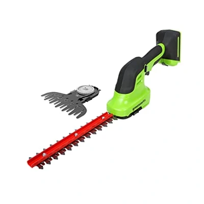Afbeelding van Greenworks Gras En Heggenscharen 24V Zonder Accu Lader Bladlengte: 20 cm 1,2 kg Snijdiameter: 8 mm Breedte Grasblad: 120