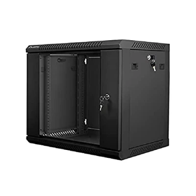 Afbeelding van Lanberg WF01 6409 10B rack 9U Wandrek Zwart