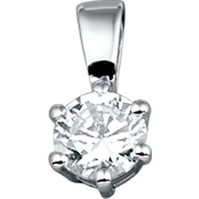 Afbeelding van Witgouden Hanger zirkonia 5 4100759