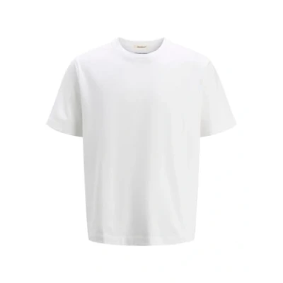 Afbeelding van Jack &amp; Jones Gedruckt Rundhalsausschnitt Tshirt print, Heren, Maat: XS, Bright white