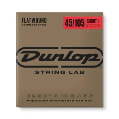 Afbeelding van Dunlop DBFS45105S Flatwound Short Scale 45 105 snarenset