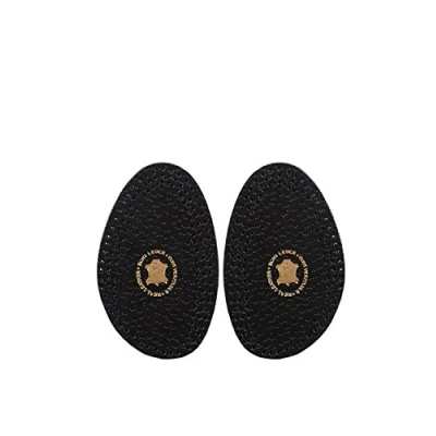 Afbeelding van Kaps Halfix Halve Inlegzolen Comfortabele Premium Bruining Leer en Latex Materiaal Dempt Je Voeten &amp; Voorkomt Blaren Brandplekken Hakken, Platte Schoenen, Laarzen Nette Schoenen (37 38 EUR / Zwart)