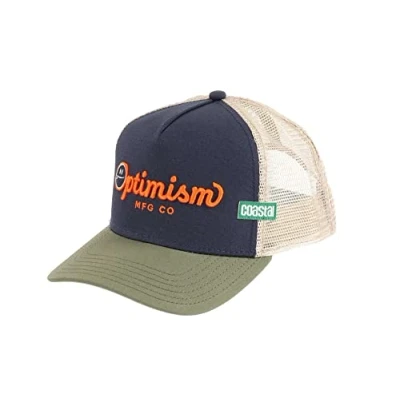 Afbeelding van Coastal Optimism Co Dark Navy HFT Trucker Cap One Size